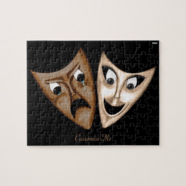 Tragedy & Comedy Puzzle (Horizontal)