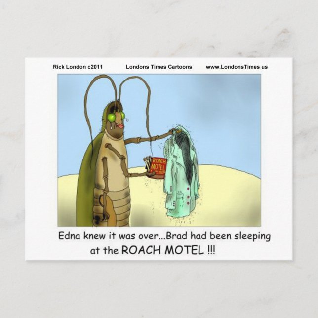 Tragedy @ Roach Motel Funny gibt T-Shirts Tasse et Postkarte (Vorderseite)