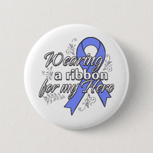 Tragen eines Periwinkle Ribbon für meinen Helden Button