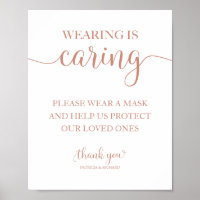 Tragen ist Gekümmert Maske-Zeichen