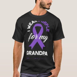 Tragen Lila für meine Opa Fibromyalgie Bewusstsein T-Shirt