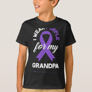 Tragen Lila für meine Opa Fibromyalgie Bewusstsein T-Shirt