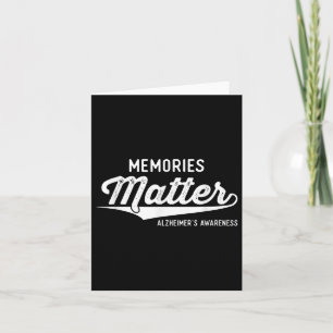 Tragen Lila Heimers Awareness Geschenke Erinnerung Karte