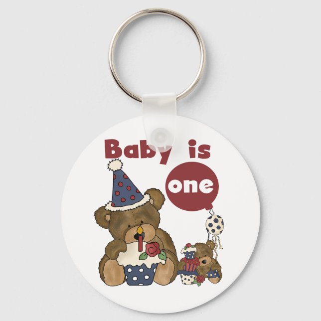 Tragen Sie 1. Bortjdau blaue T-Shirts und Geschenk Schlüsselanhänger (Vorderseite)