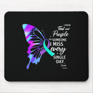 Tragen Sie Aquamarin Lila für die Prävention von G Mousepad
