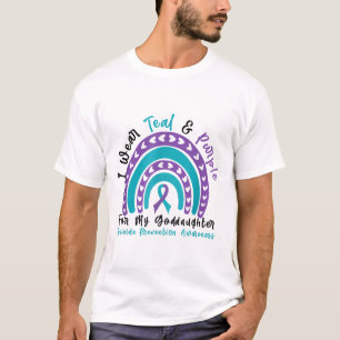 Tragen Sie Aquamarinen &amp; Lila für die Selbstmo T-Shirt