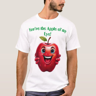 Tragen Sie das T-Shirt "Du bist der Apfel meines A