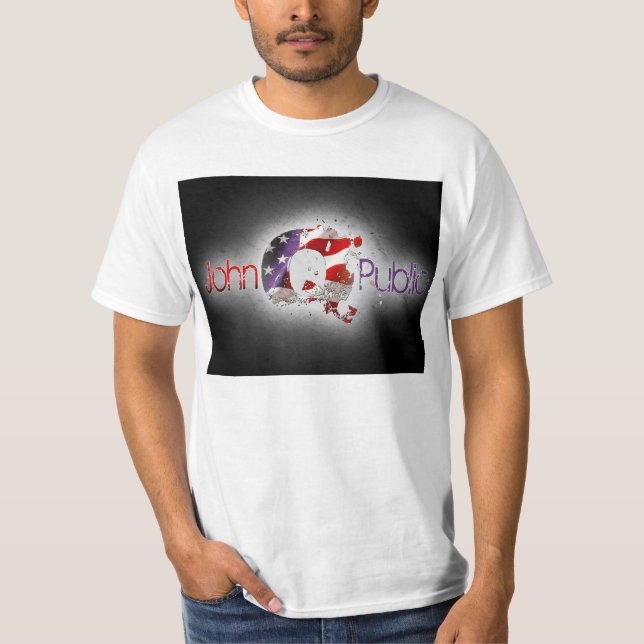 Tragen Sie dieses Logo Johns Q. Public T-Shirt (Vorderseite)