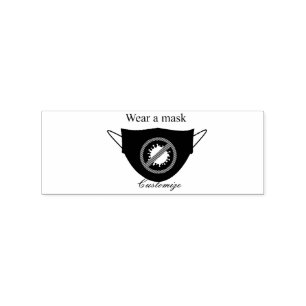 Tragen Sie eine Maske Thunder_Cove Gummistempel