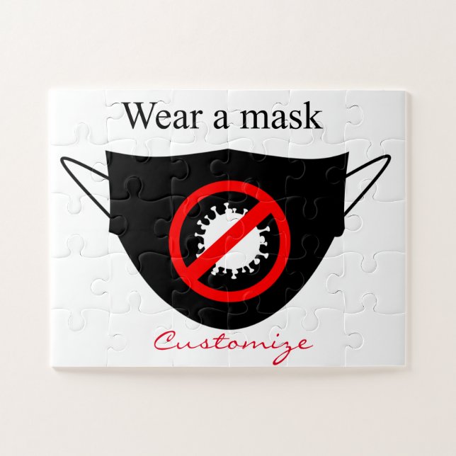 Tragen Sie eine Maske Thunder_Cove Puzzle (Horizontal)