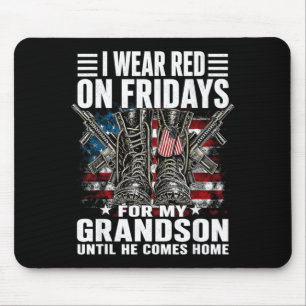 Tragen Sie freitags Rot für die militärische Unter Mousepad