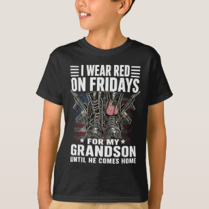 Tragen Sie freitags Rot für die militärische Unter T-Shirt