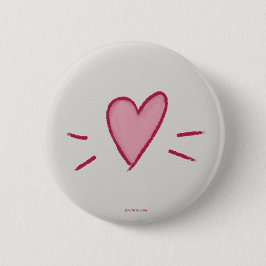 Tragen Sie Ihr Herz auf Ihrer Hülse Button