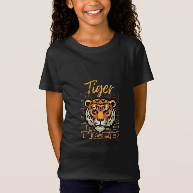 Tragen Sie Ihr Lieblingstier, TIGER T-Shirt (Vorderseite)