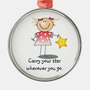 Tragen Sie Ihr Star Empowerment Girl Ornament