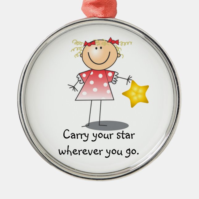 Tragen Sie Ihr Star Empowerment Girl Ornament (Vorne)