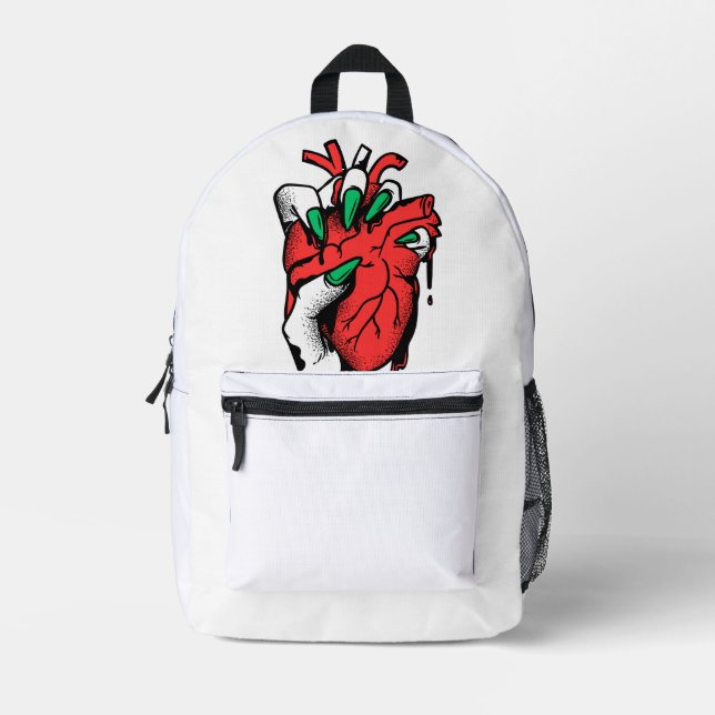 Tragen Sie Ihre Essentials mit einer fett formatie Bedruckter Rucksack (Vorderseite)