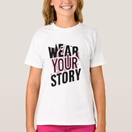 Tragen Sie Ihre Geschichte: Einzigartige, individu T-Shirt