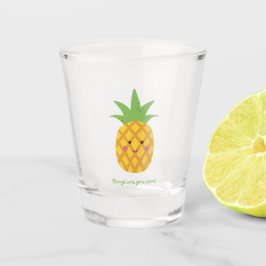 Tragen Sie immer Ihre Kronenananas Schnapsglas