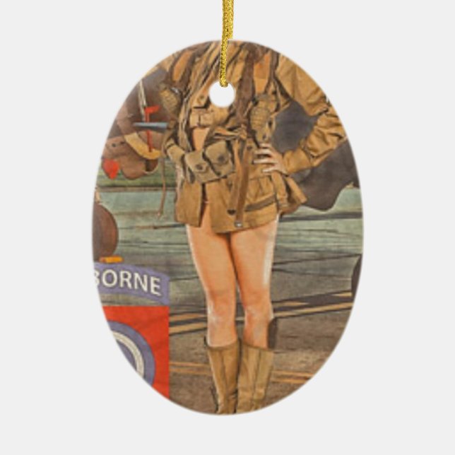 Tragen Sie in dem 82. im Flugzeug ein Keramikornament (Vorne)