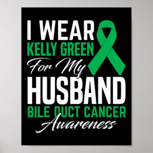 Tragen Sie Kelly Green für meinen Brustkrebs A Poster