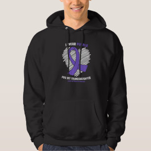 Tragen Sie Lila für Ihre Enkelin Chiari Malformati Hoodie
