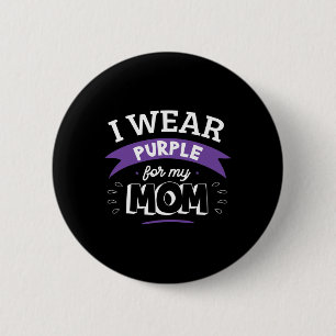 Tragen Sie Lila für meine Mama Alzheimerheimer-Kra Button