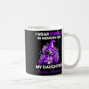 Tragen Sie Lila für meine Tochter Überdosierung Kaffeetasse