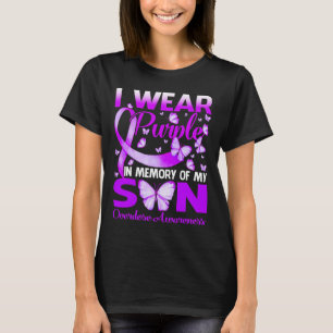 Tragen Sie Lila im Gedächtnis für meine Son-Überdo T-Shirt