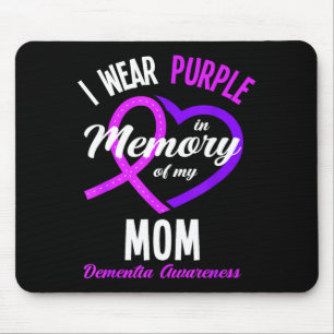 Tragen Sie Lila zur Erinnerung an Mama Demenz-Bewu Mousepad