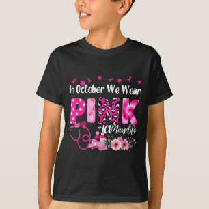 Tragen Sie Oktoberhemd Rosa Intensivstation Kranke T-Shirt