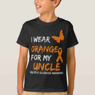 Tragen Sie Orange für meine Onkel Multipler Sklero T-Shirt
