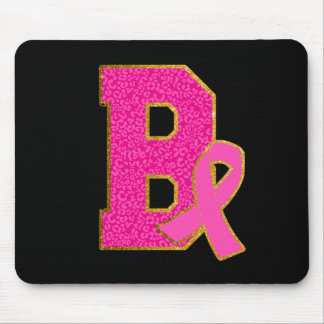Tragen Sie Pink Bulldogs Breast Cancer Awareness B Mousepad