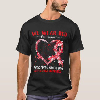 Tragen Sie Pink für Herzerkrankungen Aufklärungskn T-Shirt