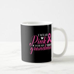 Tragen Sie Pink für mein Oma Brustkrebs Bewusstsei Kaffeetasse
