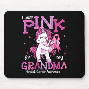 Tragen Sie Pink für mein Oma Shirt Brustkrebs-Prog Mousepad