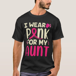 Tragen Sie Pink für meine Tante, meine Tante, den T-Shirt