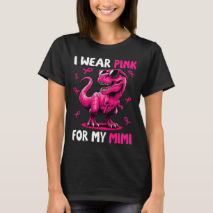 Tragen Sie Pink für meinen Mimi T-rex Dinosaurier  T-Shirt