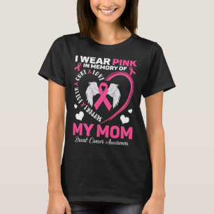 Tragen Sie Pink im Gedächtnis meiner Mama Brustkre T-Shirt