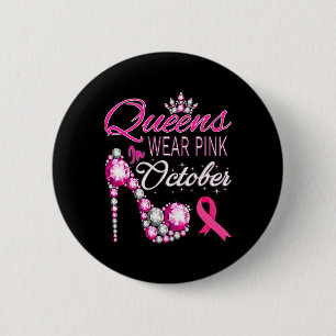 Tragen Sie Pink im Oktober Brustkrebs-Bewusstsein  Button