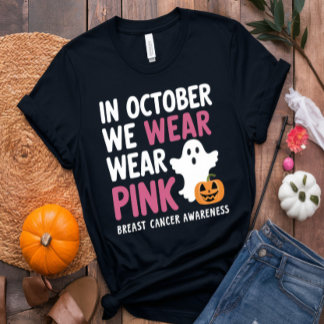 Tragen Sie Pink Oktober Brustkrebs-T-Shirt T-Shirt
