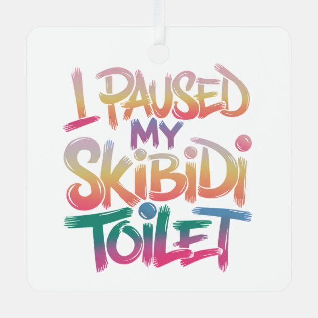 Tragen Sie Pink selbst Ornament Aus Metall (Vorderseite)