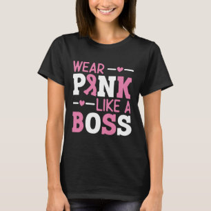 Tragen Sie Pink wie ein rosa, rosa Ribbon Brustkre T-Shirt