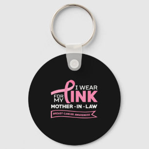 Tragen Sie Rosa für meine Schwiegermutter rosa Ban Schlüsselanhänger