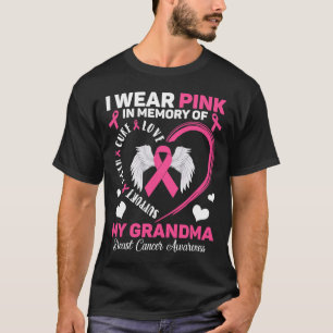 Tragen Sie Rosa im Gedächtnis an meinen Oma-Brustk T-Shirt