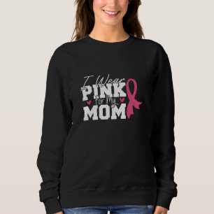 Tragen Sie rosa Mama Mutter Familie Matching Brust Sweatshirt
