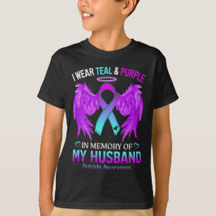 Tragen Sie sich Aquamarin Lila in Erinnerung an me T-Shirt