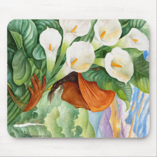 TRAGENDE CALA-LILIEN MOUSEPAD