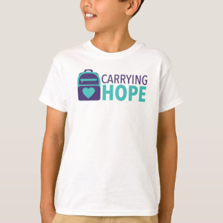 Tragendes Hoffnungs-grundlegendes KinderT-Shirt T-Shirt
