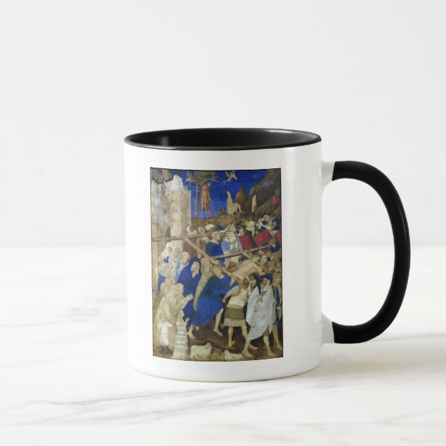 Tragendes Kreuz Christus, Grandes Heures Tasse (Rechts)